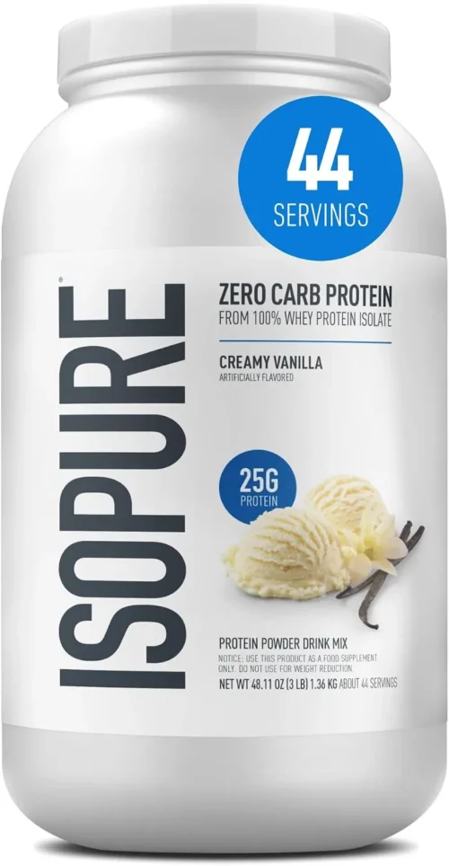 Isopure Zero Carb Protein (Creamy Vanilla)